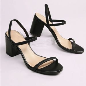 Heeled sandals: never worn